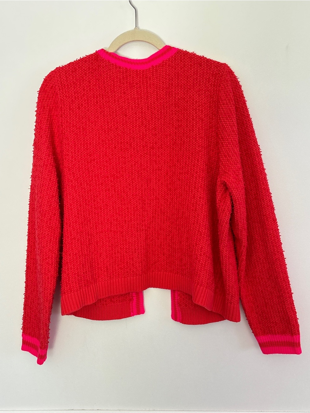 Lilly Pulitzer Nalayna Bouclé Cardigan Size XL Fuzzy Preppy Pocket Cozy Layering - Picture 10 of 16